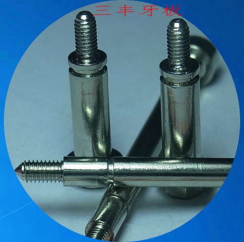 尾部倒角搓丝板切平牙板螺丝效果